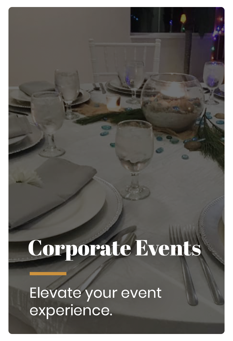 Corporate events - elevate your event experience